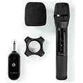 nedis mpwl200bk wireless microphone 20 channels 1 microphone 10 hours operating time receiver extra photo 1