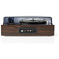 nedis turn220bn turntable 18 w pc conversion automatic turn off dust cover brown extra photo 5