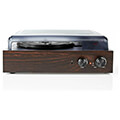 nedis turn220bn turntable 18 w pc conversion automatic turn off dust cover brown extra photo 8