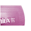 mpala gymnastikis amila gymball 55cm roz extra photo 1