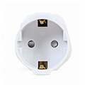 gembird ac power adapter eu schuko socket to uk plug 13 a extra photo 1
