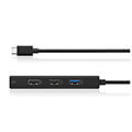 raidsonic icy box ib dk4011 cpd 9 in 1 usb type c dockingstation with triple video output extra photo 5