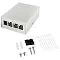 logilink np0092 consolidation 4 port desk wall dinrail mount grey extra photo 4