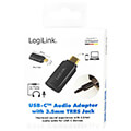 logilink ua0356 usb 32 audio adapter usb c m to 35 mm f black extra photo 8