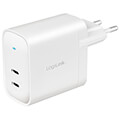 logilink pa0283 usb power socket 2x usb c port pd 65w white extra photo 3