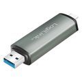 logilink cr0043 usb 32 gen1 card reader for sd and microsd card aluminium case extra photo 1