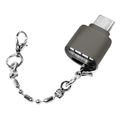 logilink cr0039 usb c to microsd card reader keychain grey extra photo 1