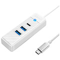 orico pwc2u c3 015 wh ep hub adapter usb c to 2x usb 30 usb c 5 gbps 015m white extra photo 1