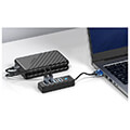 orico pw4u u3 015 bk ep hub adapter usb to 4x usb 30 5 gbps 015m black extra photo 5