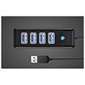 orico pw4u u3 015 bk ep hub adapter usb to 4x usb 30 5 gbps 015m black extra photo 6