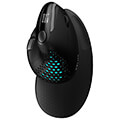 delux m618xsd wireless ergonomic mouse bt 24g rgb black extra photo 2