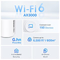tp link deco px503 pack ax5400 whole home powerline mesh wi fi 6 system extra photo 1