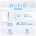 tp link deco px502 pack ax3000 g1500 whole home powerline mesh wifi 6 system extra photo 1