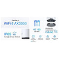 tp link deco x50 outdoor1 pack ax3000 outdoor indoor whole home mesh wi fi 6 unit extra photo 4