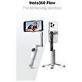 insta360 flow creator kit white ai tracking stabilizer phone gimbal spotlight typec lightning extra photo 6