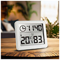 greenblue thermometer with clock function white gb384w extra photo 3