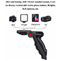 puluz live broadcast kit tripod mount led lamp microphone phone clamp extra photo 6