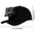 puluz hat with mount for sport camera extra photo 2