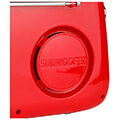 osio opr 3040r kokkino retro forito analogiko radiofono me bluetooth aux usb fm kai subwoofer 24w extra photo 8