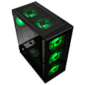 case kolink observatory hf glass argb midi tower case black with 6 argb fans 3x140mm 3x120mm extra photo 1