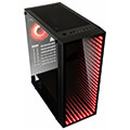 case kolink void rift argb midi tower black tempered glass infinity mirror pc case extra photo 4