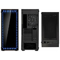 case kolink void rift argb midi tower black tempered glass infinity mirror pc case extra photo 6