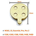 takakia frenon gia xiaomi m365 1s essential pro 2 segway ninebot f20e f20d f30e f30d f40e f40d extra photo 1