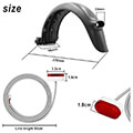 antallaktiko piso ftero me hook kai piso fos led gia ilektriko scooter ninebot f20 f25 f30 f40 extra photo 1