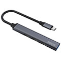 savio ak 71 hub usb c 3 x usb a 201 x usb a 31 gen 1 gray extra photo 1