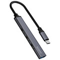 savio ak 71 hub usb c 3 x usb a 201 x usb a 31 gen 1 gray extra photo 2