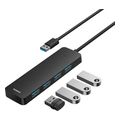 baseus ultrajoy series 4x usb 30 hub lite 50cm cluster black extra photo 1