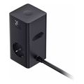 baseus charging station powercombo tower 35w 2xusb 2x type c 3 power sockets black extra photo 2