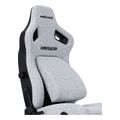 anda gaming chair kaiser 4 xl grey fabric extra photo 1