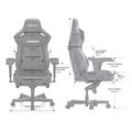 anda gaming chair kaiser 4 xl orange extra photo 4
