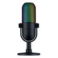 razer seiren v3 chroma rgb usb condenser microphone gain limiter build in shock absorb extra photo 1