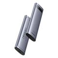 baseus flyjoy series m2 nvme ssd enclosure m2 sata grey b00760600811 00 extra photo 2