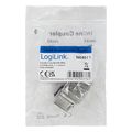 logilink nk4010 cat6a keystone jack stp 17mm width metal housing extra photo 1