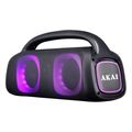 akai abts 100 forito ixeio bluetooth karaoke aws sd aux led usb fm kai ensyrmato mikrofono 60w rms extra photo 1