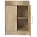 bibliothiki melaminis ensley hm202702 sonama 60x30x180 ek extra photo 4