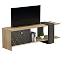 epiplo tileorasis henriette hm890012 melamini se sonama mayro marmaro 120x25x37yek extra photo 1