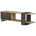 epiplo tileorasis henriette hm890012 melamini se sonama mayro marmaro 120x25x37yek extra photo 4