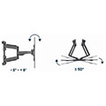 gembird full motion tv wall mount 32  75 wm 75st 02 extra photo 1