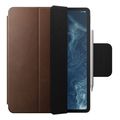 nomad leather folio plus brown for ipad pro 129 2022 2021 2020 2018 ipad air 13 m2 extra photo 4