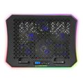 esperanza egc109 rgb illuminated notebook cooling pad with mobile phone stand galerne extra photo 2