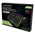 esperanza egc109 rgb illuminated notebook cooling pad with mobile phone stand galerne extra photo 5