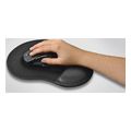 hama 126855 ergonomic mouse pad mini with gel wrist rest black extra photo 3