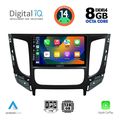 digital iq bxf 7437 cpa clima 9inc multimedia tablet for mitsubishi l200 mod 2015gt  extra photo 1