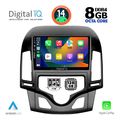 digital iq bxf 7231 cpa clima 9inc multimedia tablet for hyundai i30 mod 2007 2012 extra photo 1