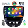 diq bxf 7707 cpa 10inc multimedia tablet for citroen c1 peugeot 107 toyota aygo mod 2005 2014 extra photo 1