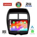 diq lvf 5430 cpa 10 multimedia tablet for mitsubishi asx mod 2009gt peugeot 4008 mod 2012 2018 extra photo 1